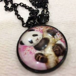 Sweet Baby Panda necklace NWOT